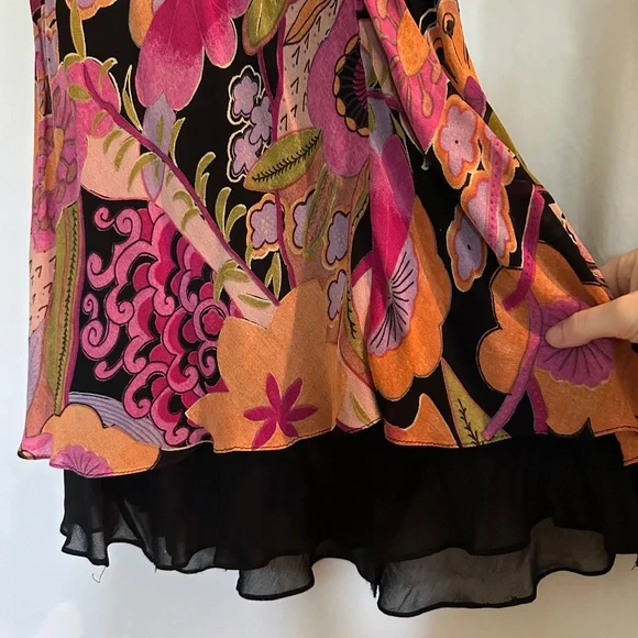 Lola P. Floral Maxi Dress - Picture 4 of 6